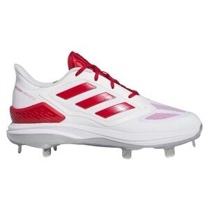 NEW Adidas Women’s PureHustle 3 Elite Cleats in Team Power Red White